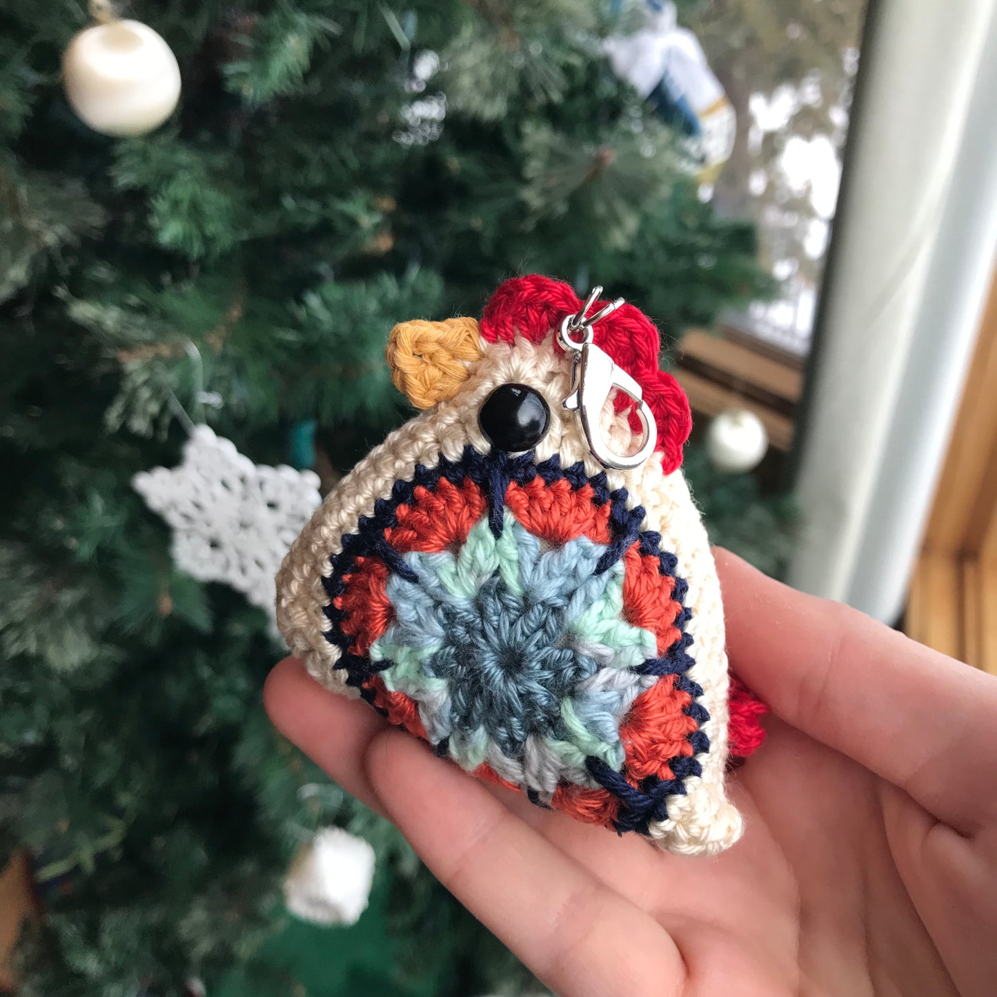 Rose Chicken Charm