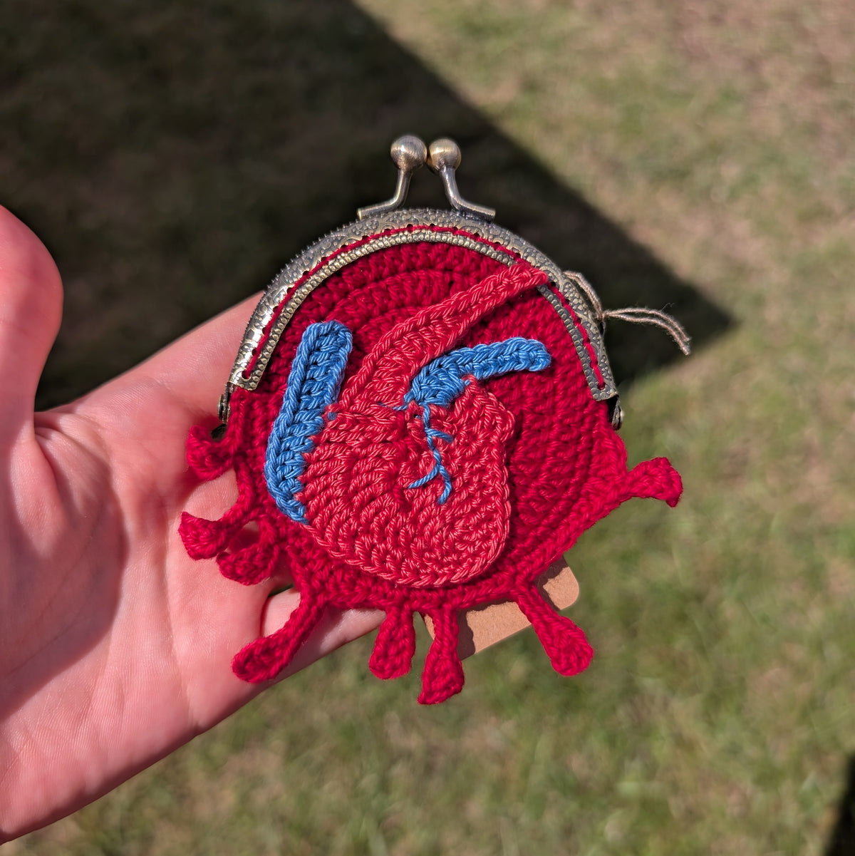 Bleeding Heart Coin Purse