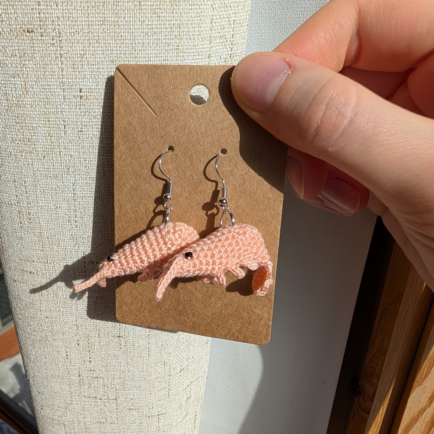 Shrimp Earrings