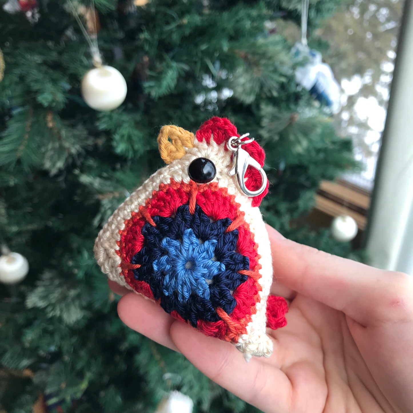Rose Chicken Charm