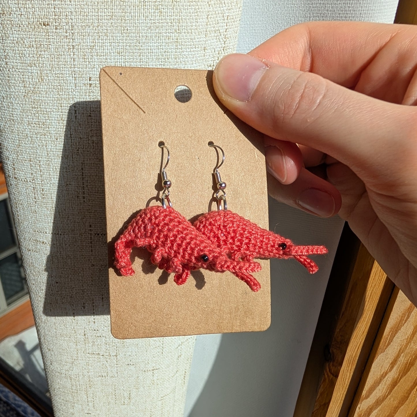 Shrimp Earrings