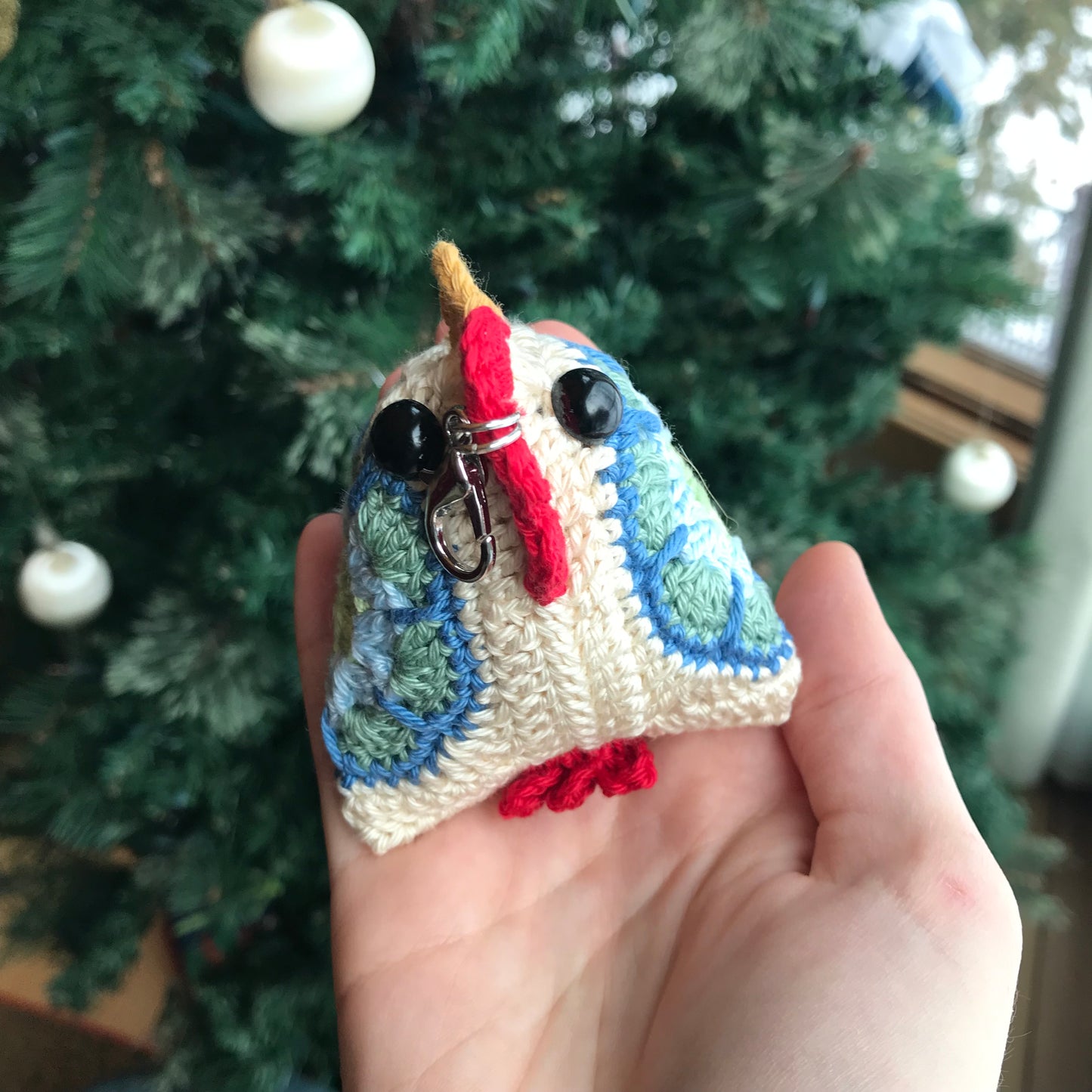 Rose Chicken Charm