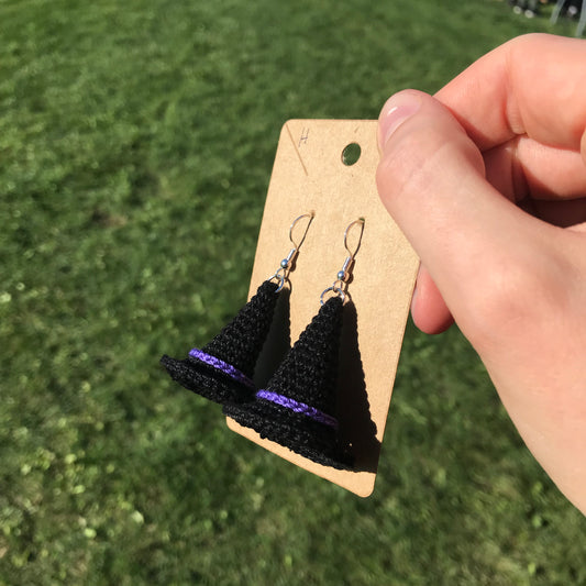 Witch Hat Earrings