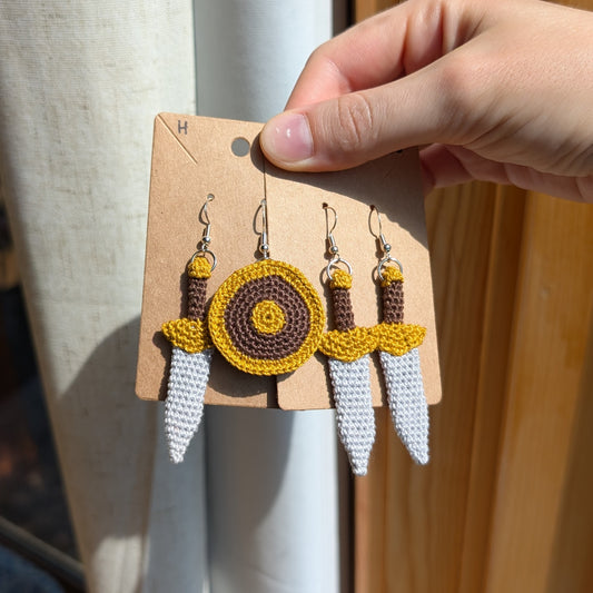 Swords and Shields Earrings