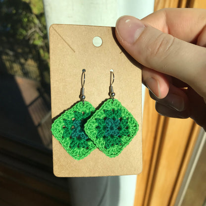 Granny Square Earrings