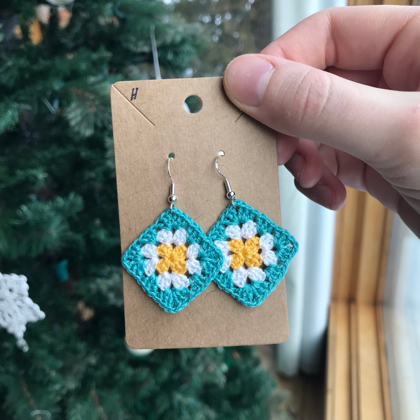 Granny Square Earrings