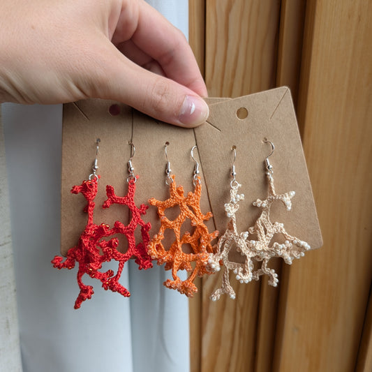 Coral Earrings
