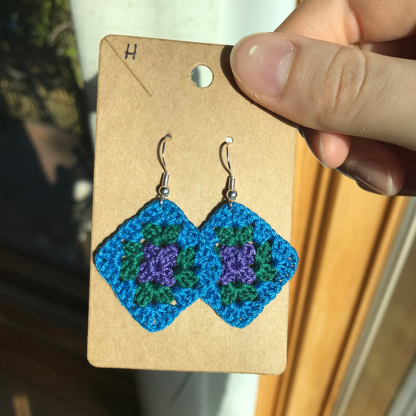 Granny Square Earrings