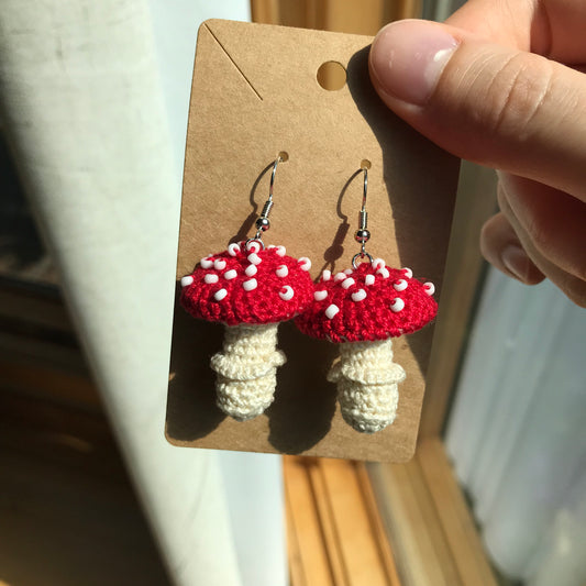Mushroom Earrings