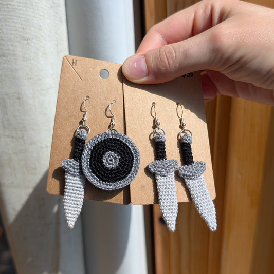 Swords and Shields Earrings
