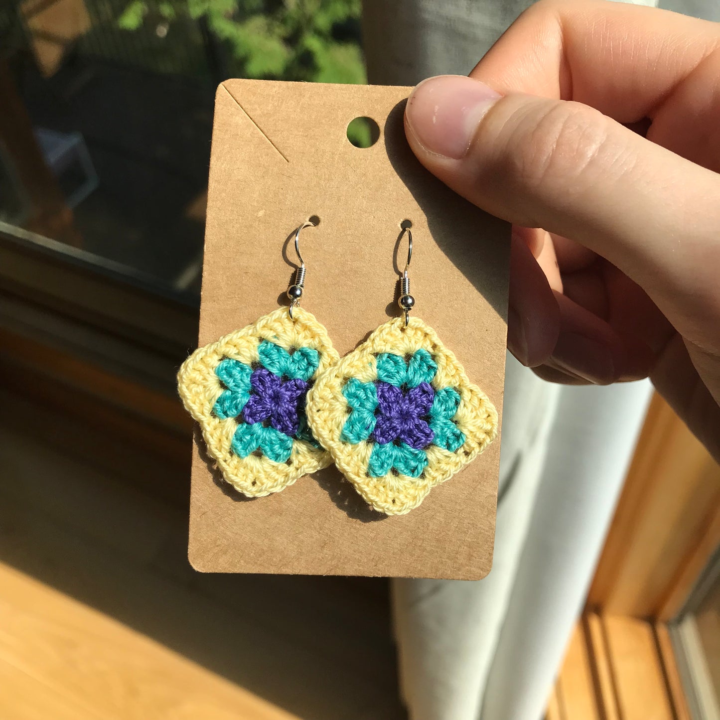 Granny Square Earrings