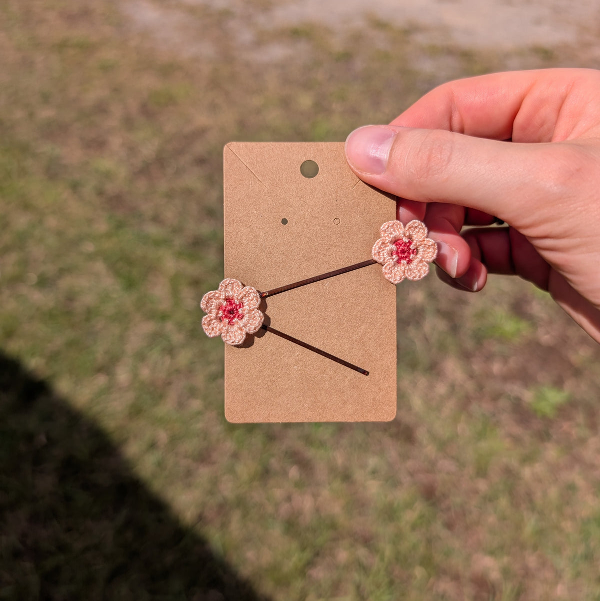 Small Flower Bobby Pins
