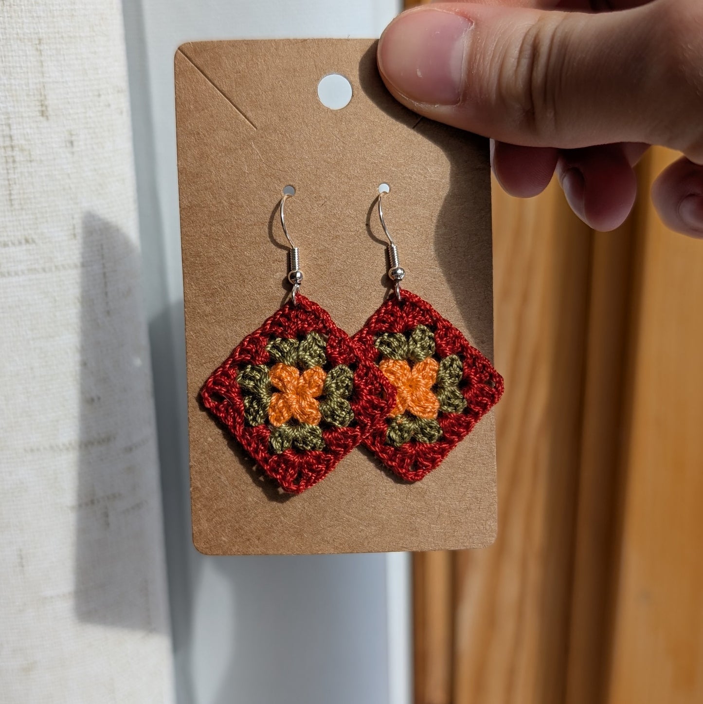 Granny Square Earrings