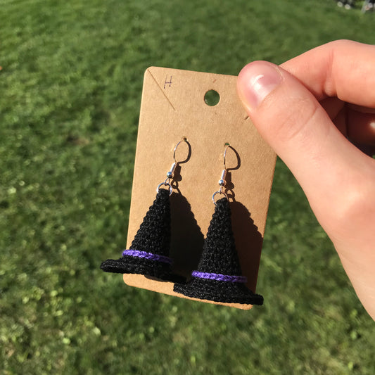 Witch Hat Earrings