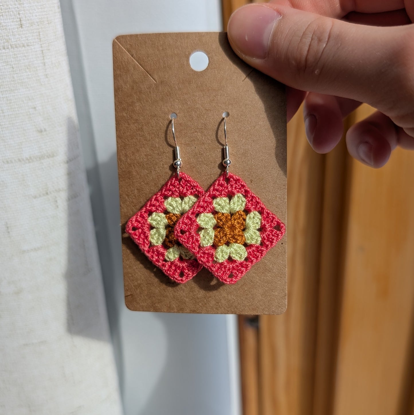 Granny Square Earrings