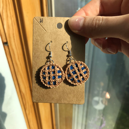 Pie Earrings