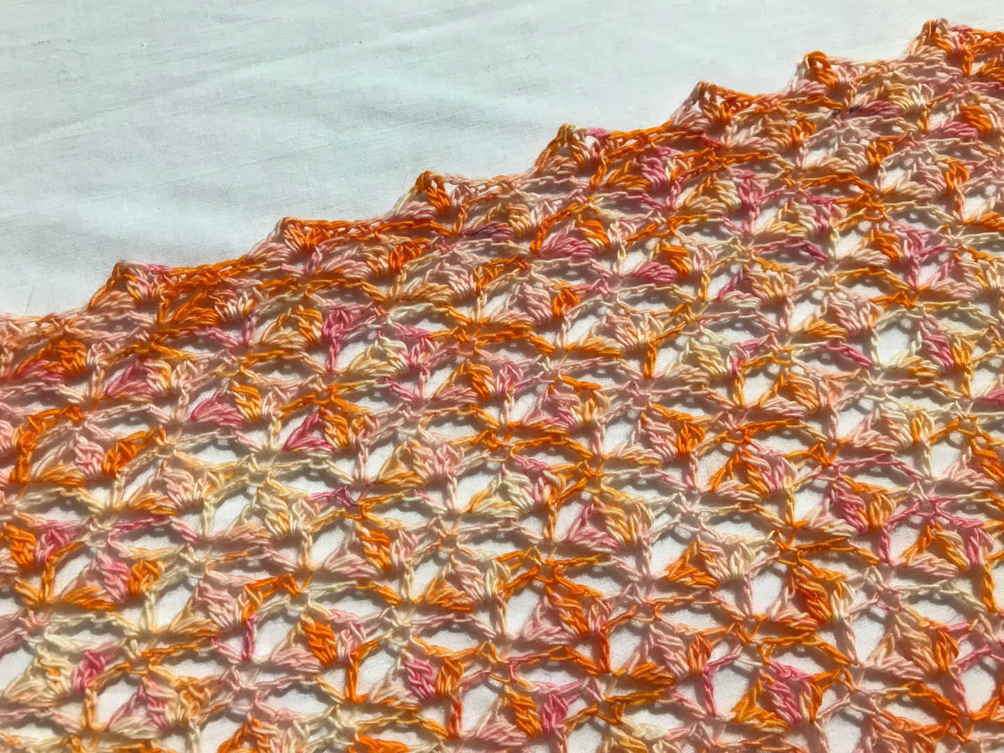 Orange Crush Shawl