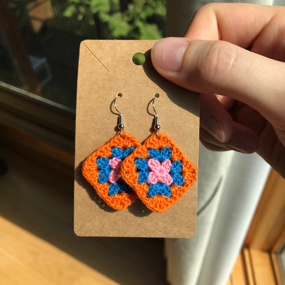 Granny Square Earrings