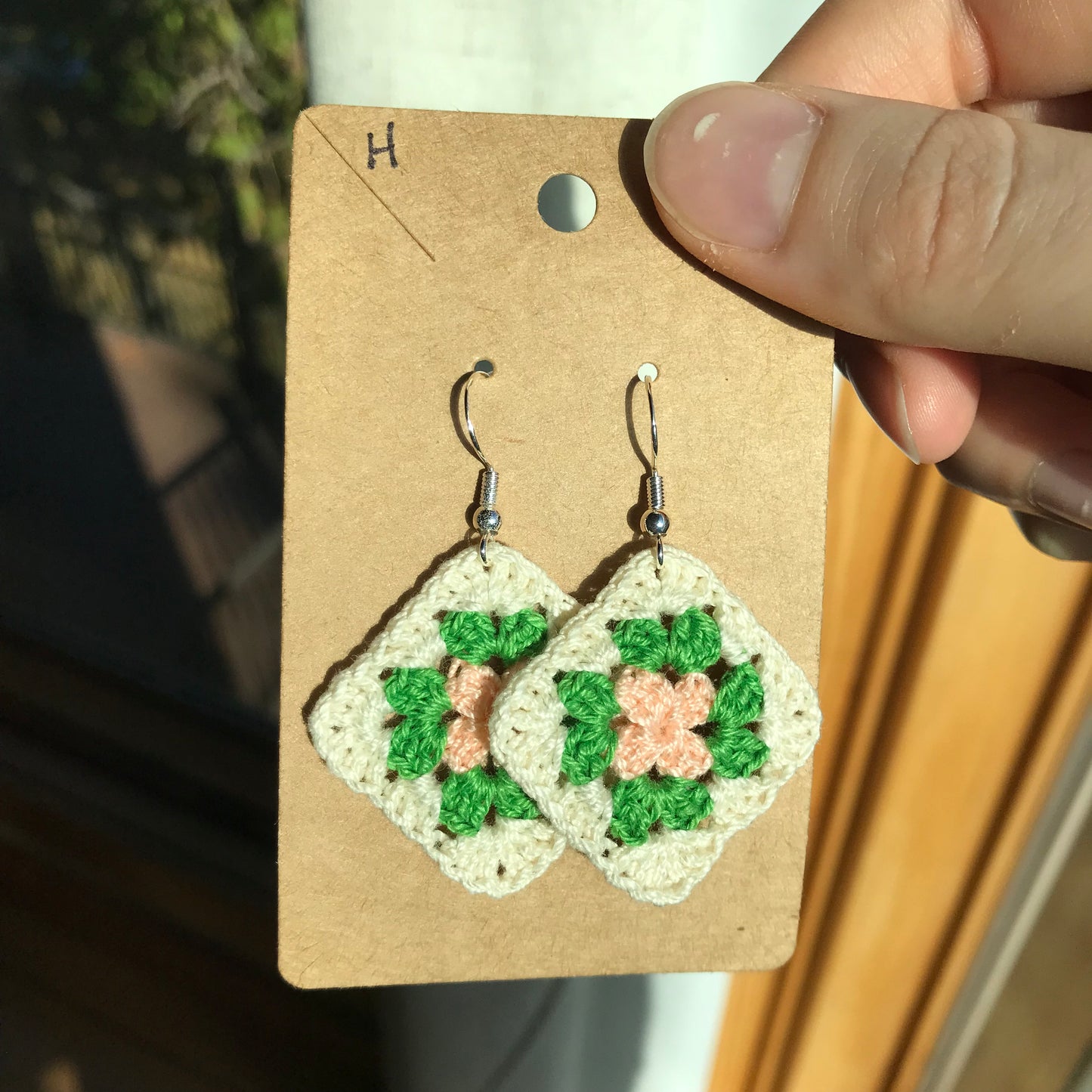 Granny Square Earrings