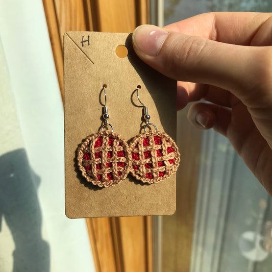Pie Earrings