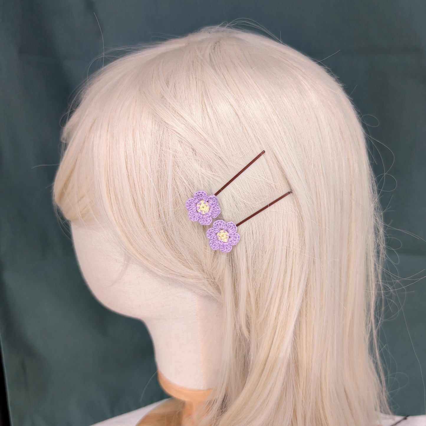 Small Flower Bobby Pins