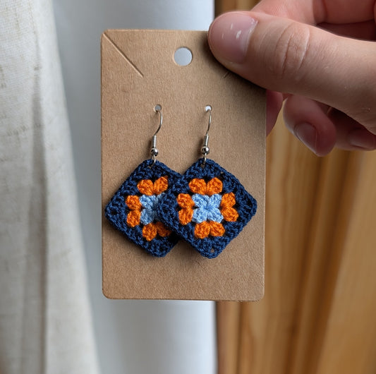 Granny Square Earrings