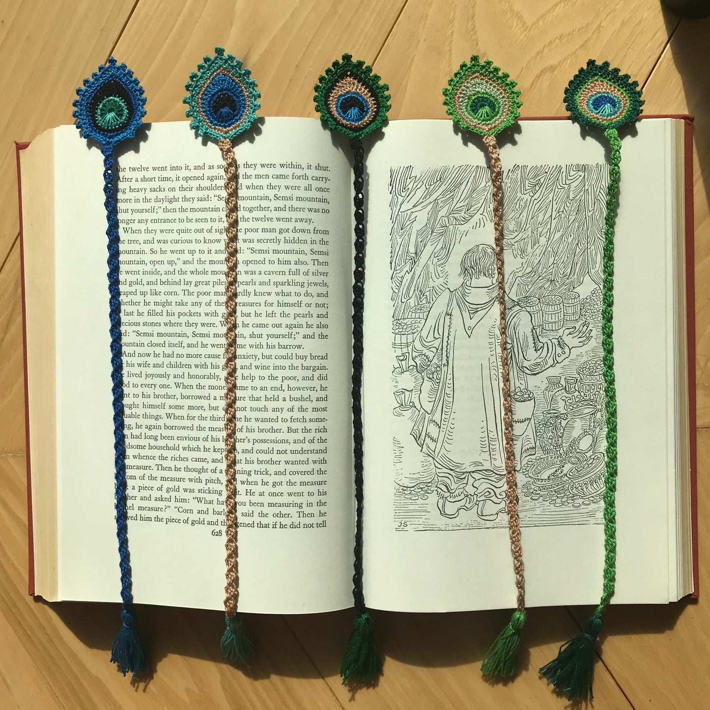 Peacock Bookmark