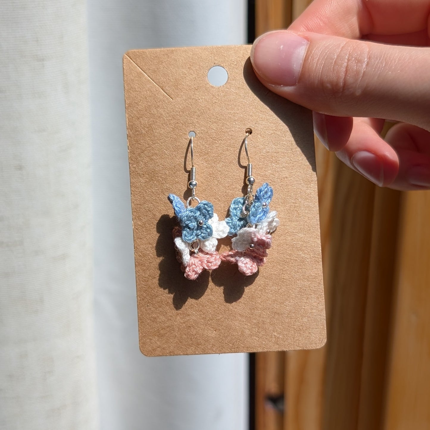 Tiny Flower Cluster Earrings