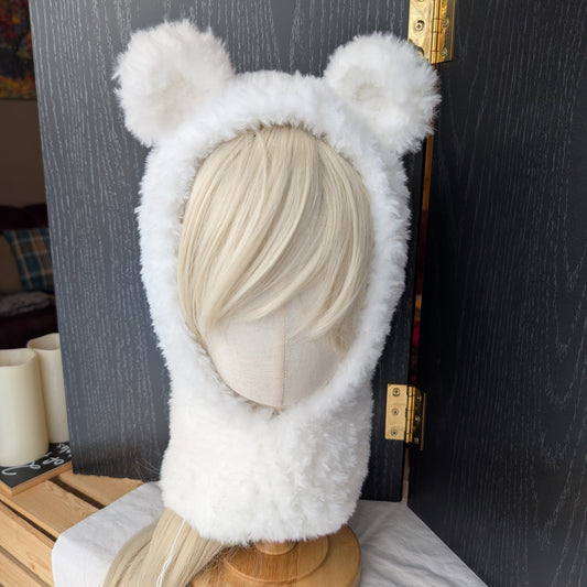 Fluffy Bear Hood
