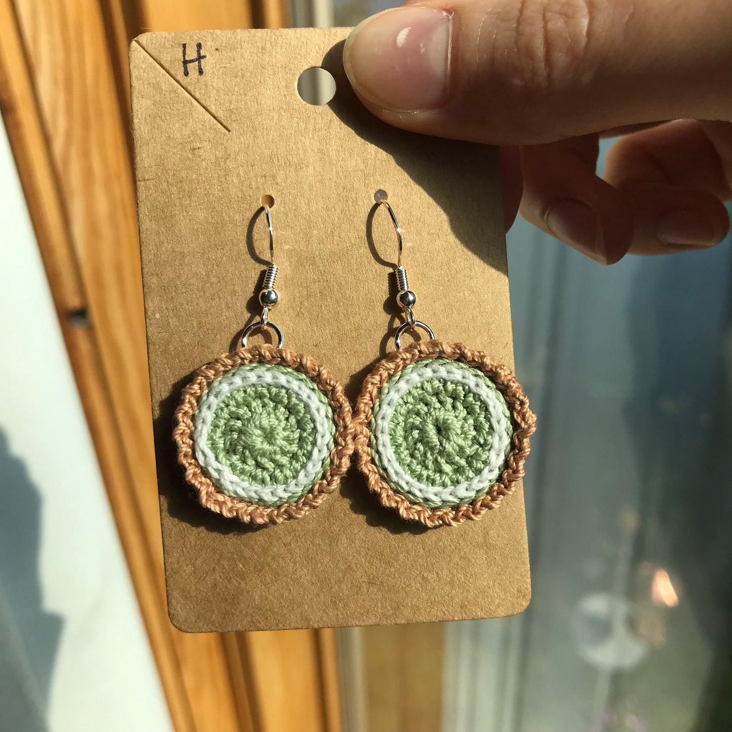 Pie Earrings