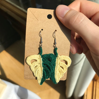 Monstera Earrings