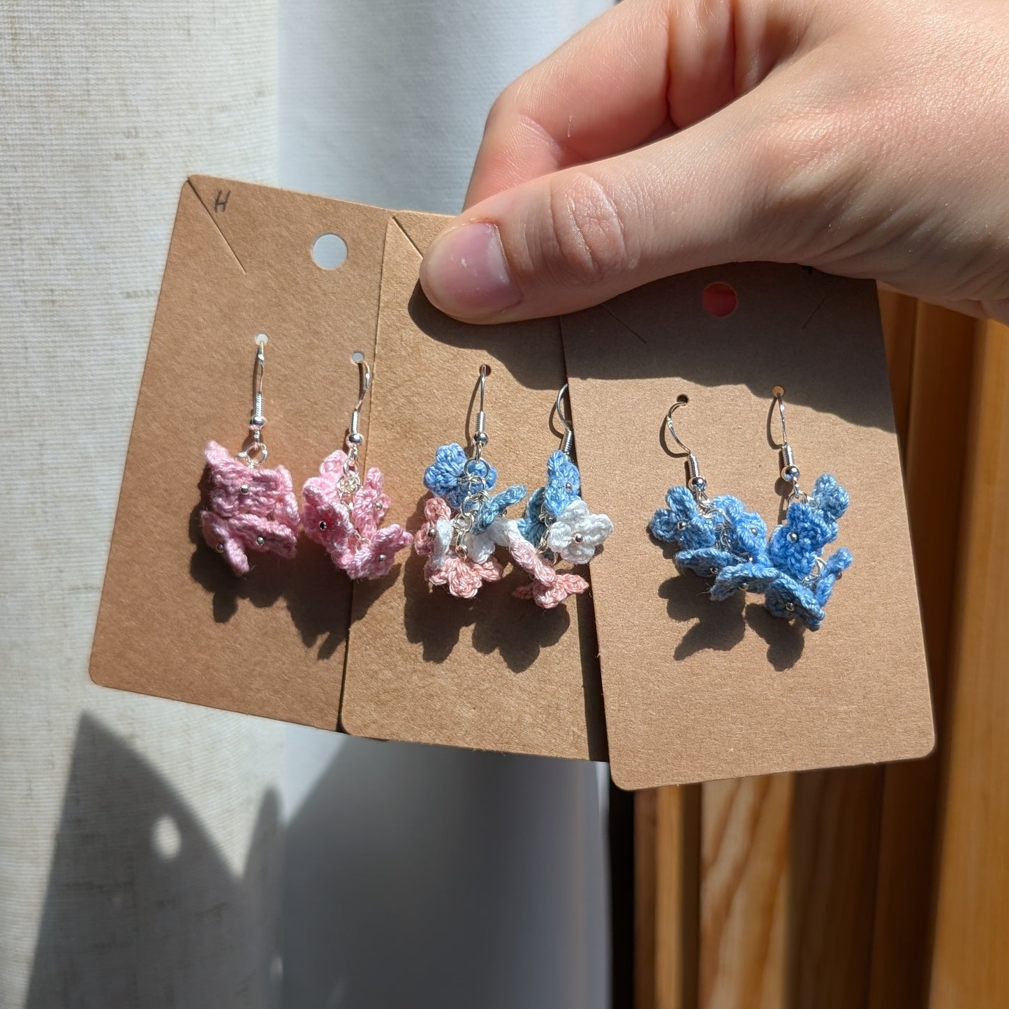 Tiny Flower Cluster Earrings