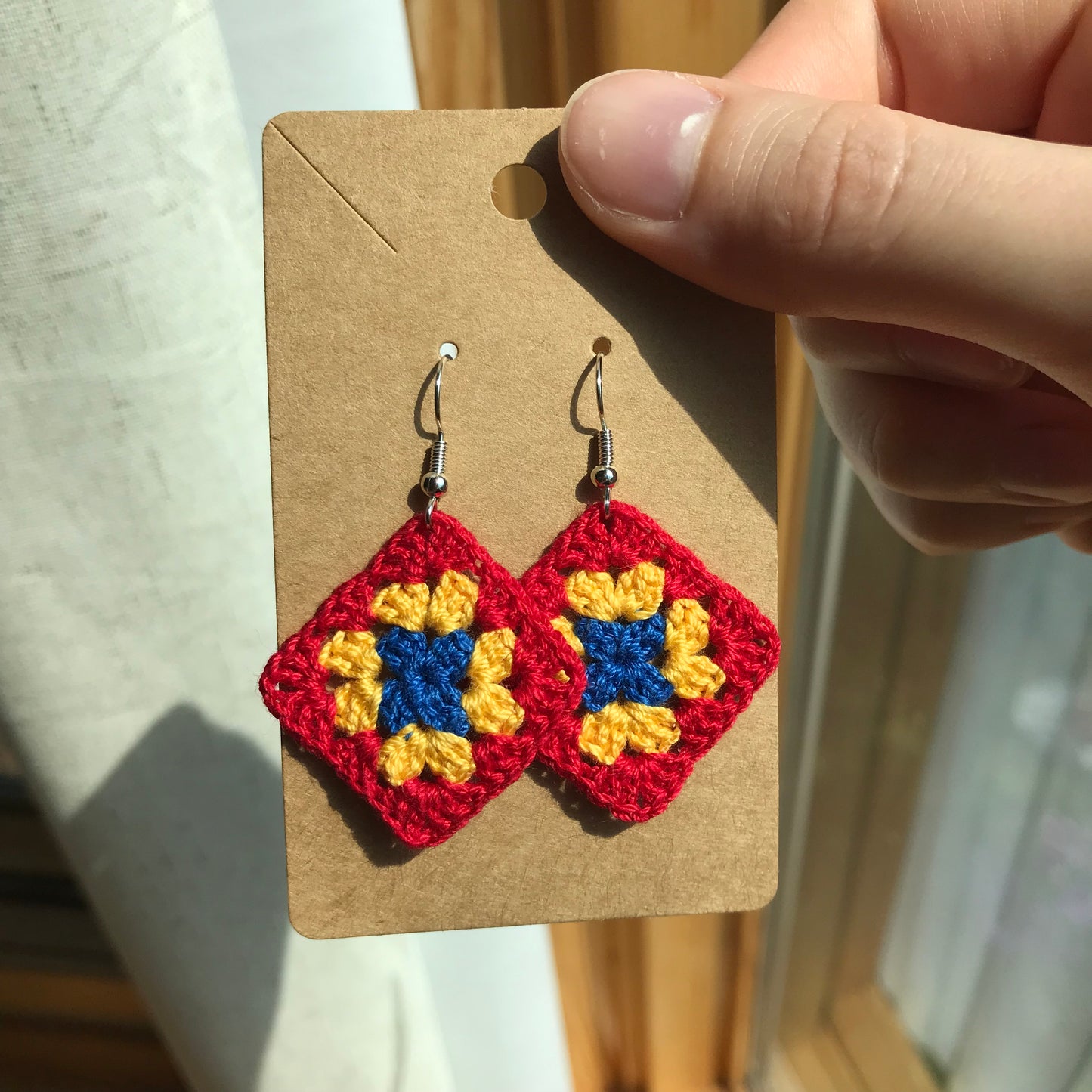 Granny Square Earrings