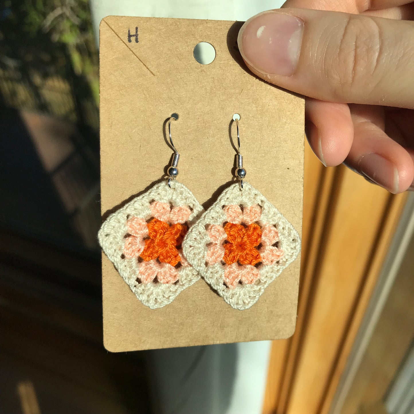 Granny Square Earrings