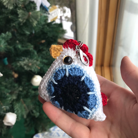 Lavender Chicken Charm