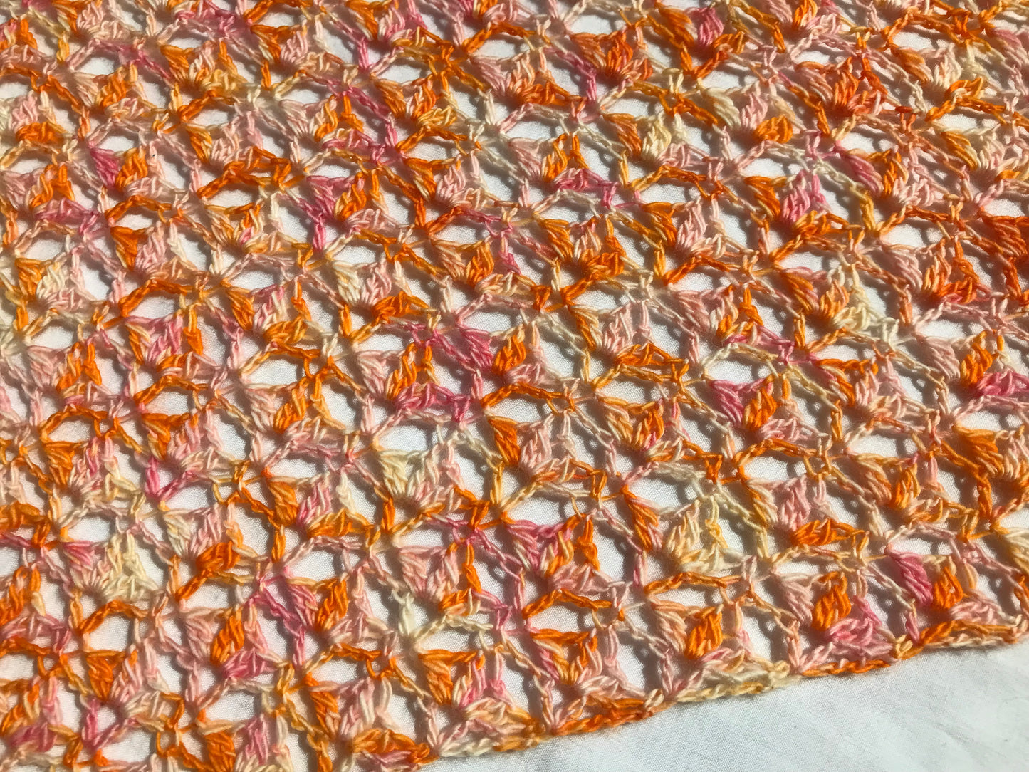 Orange Crush Shawl