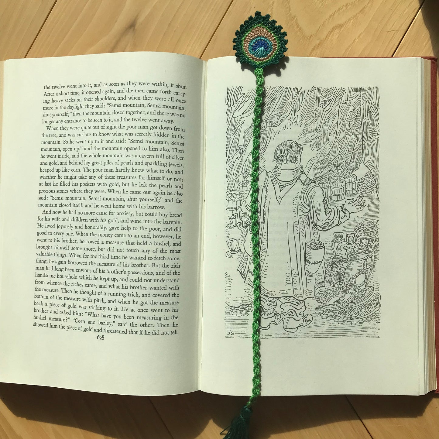 Peacock Bookmark