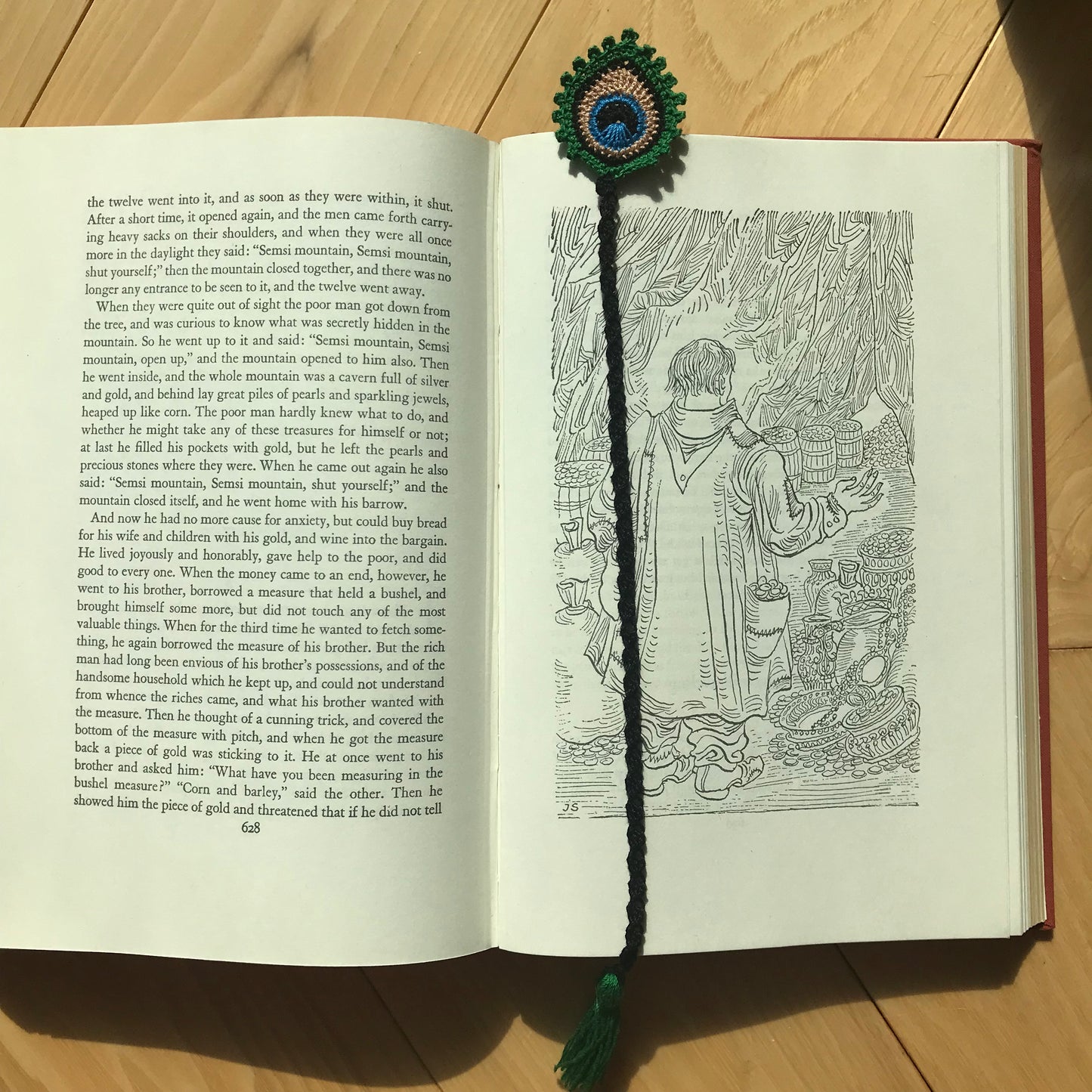 Peacock Bookmark