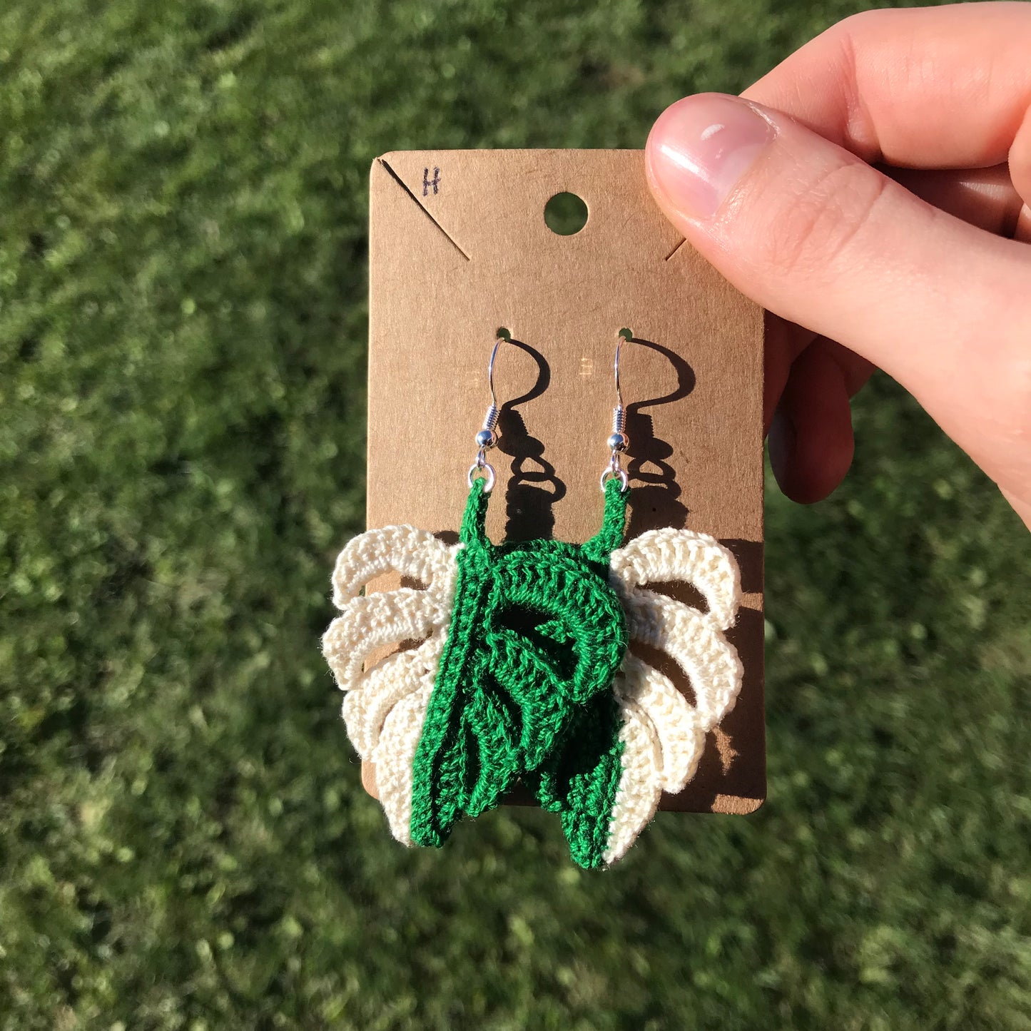 Monstera Earrings