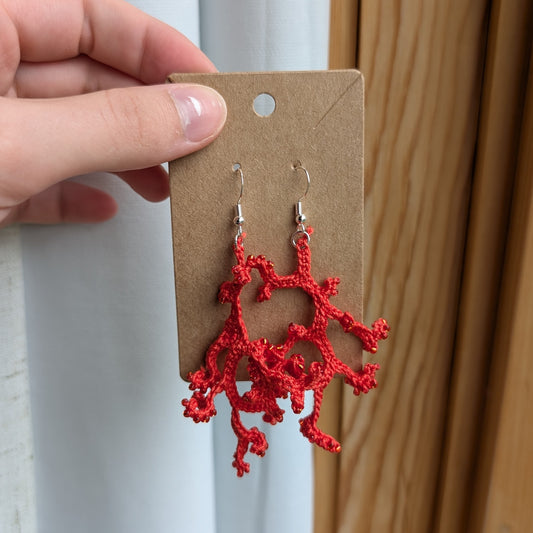 Coral Earrings