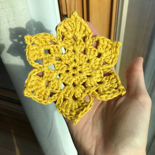 Golden Flower Coaster Set