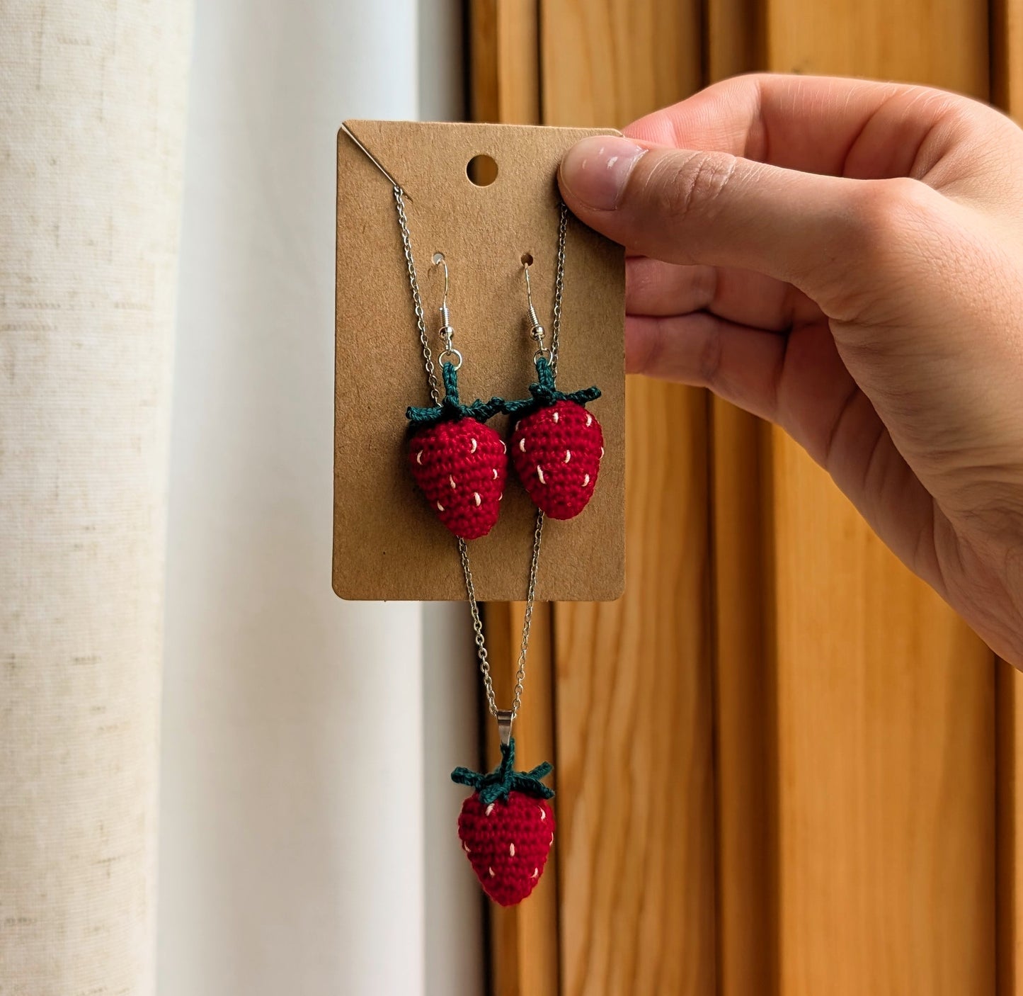 Strawberry Earrings & Charms