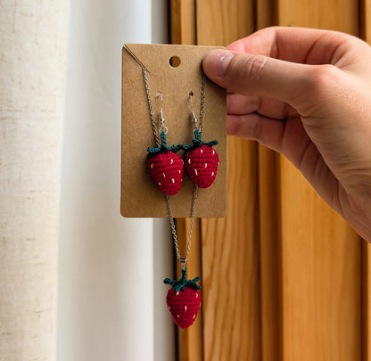 Strawberry Earrings & Charms