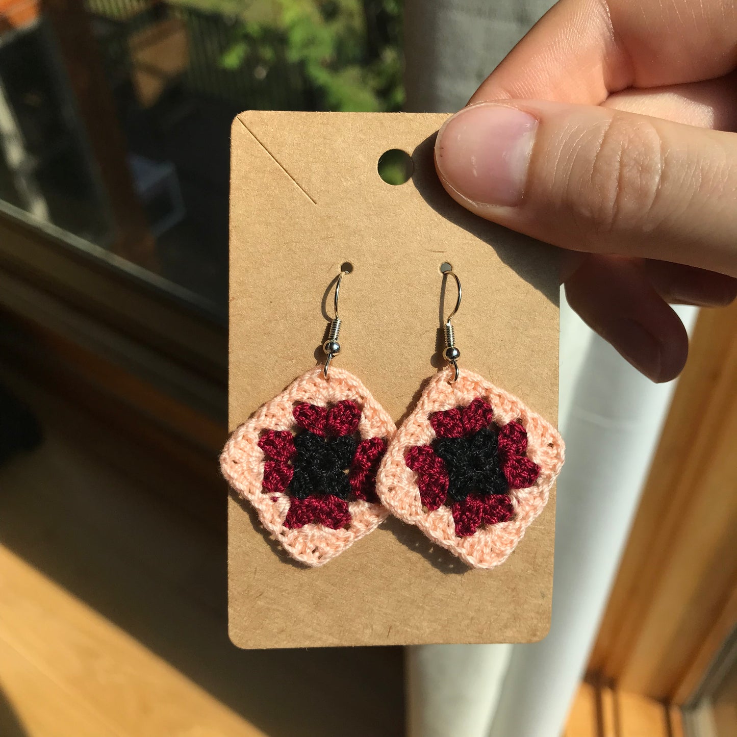 Granny Square Earrings