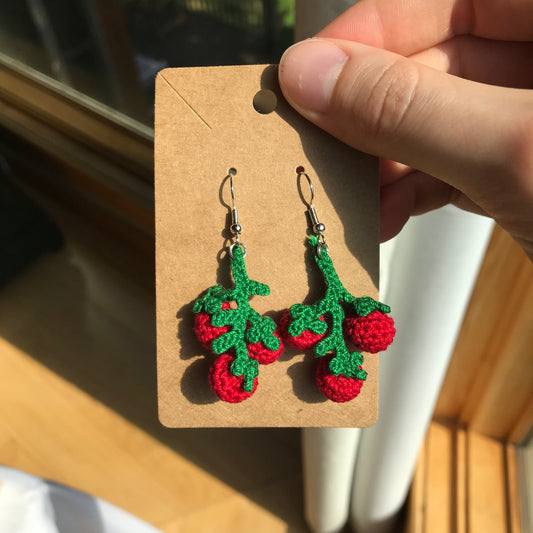 Tomato Vine Earrings
