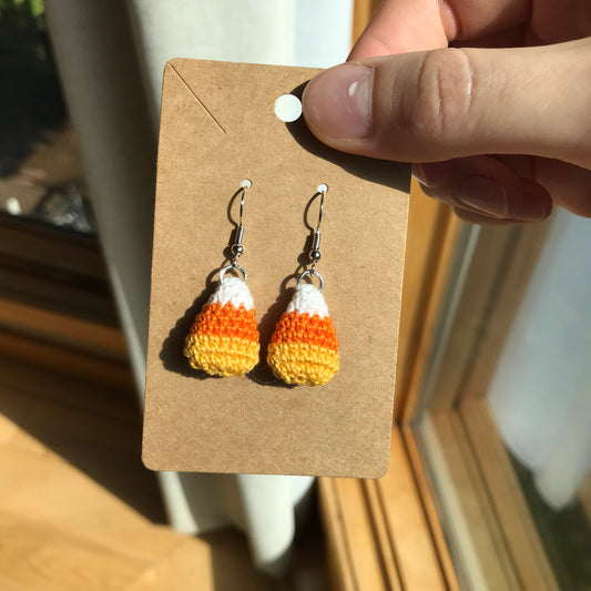 Candy Corn Earrings