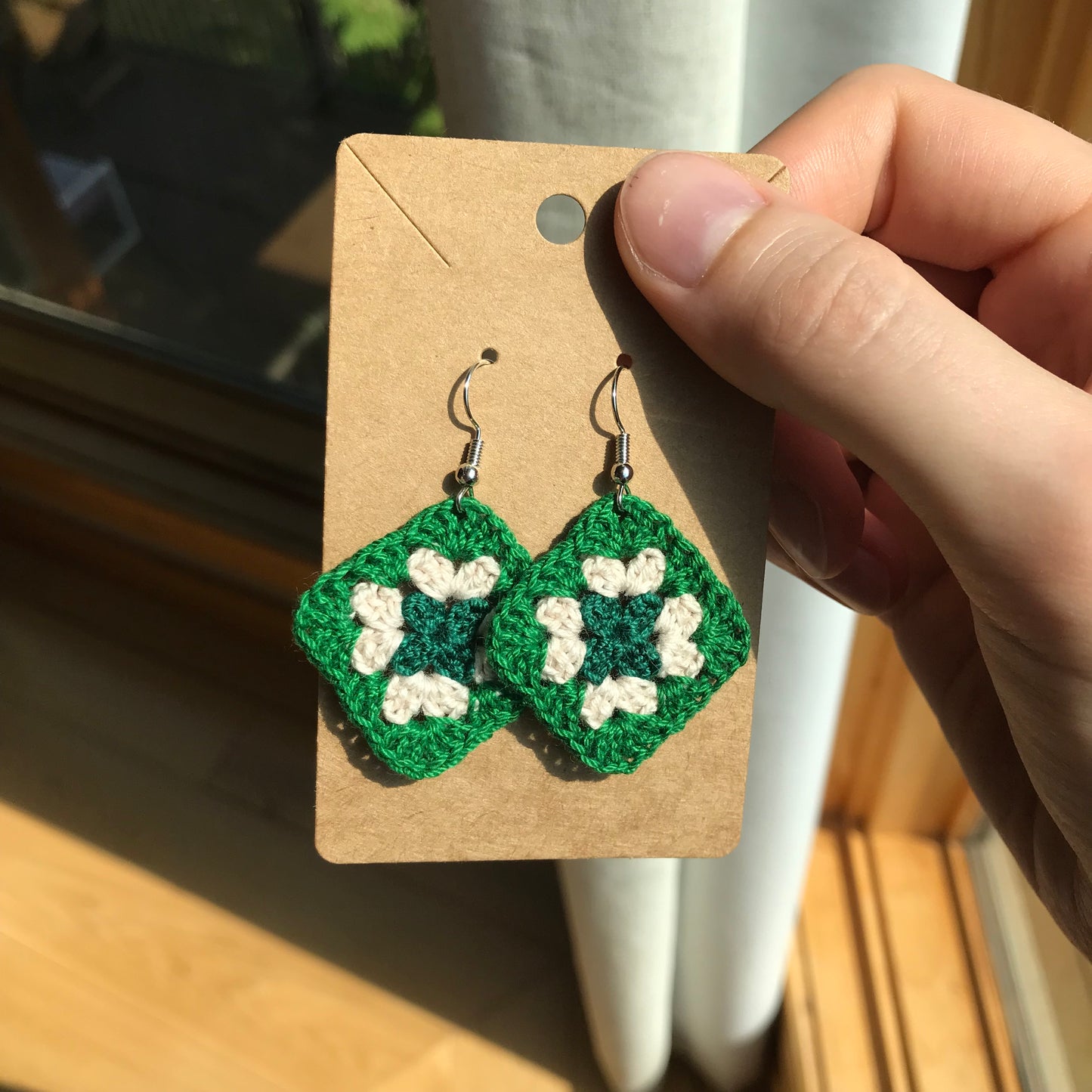 Granny Square Earrings