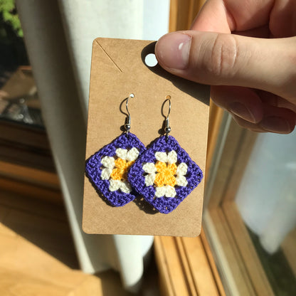 Granny Square Earrings