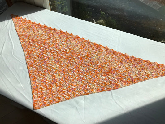 Orange Crush Shawl