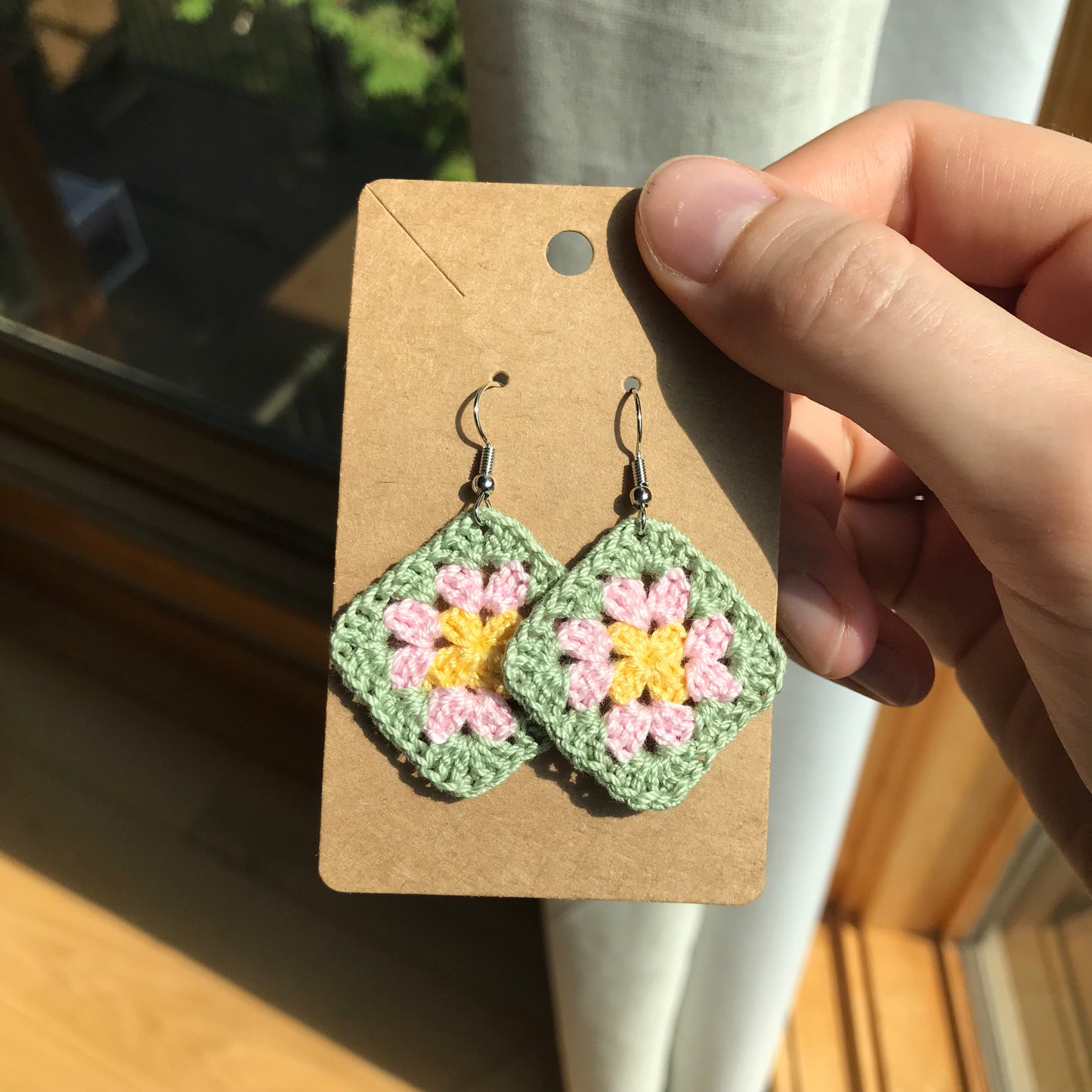 Granny Square Earrings